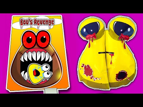 LIBRO DEL JUEGO LA VENGANZA DE POU & BOU (POU'S SQUISHY PLAY)