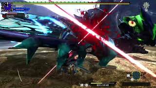 MHXX/GU 【極度特殊許可】青電主狩獵委託 勇氣太刀  05'59''73