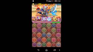 【パズドラ】アテナ降臨！超地獄級! [赤ソニアX呂布PT] (周回PT)