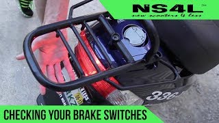 Checking the Brake Switches on Your Scooter | Scooter Startup Troubleshooting