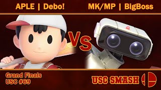 USC Smash Biweekly #69 APLE | Debo! (Ness) vs MK/MP | BigBoss (R.O.B.)