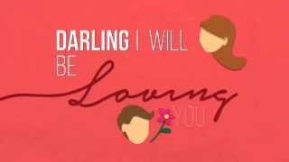 Ed Sheeran - Thinking Out Loud Video Lyrics (using Motion Graphic)