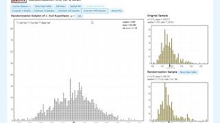 Hypothesis Testing Using Statkey