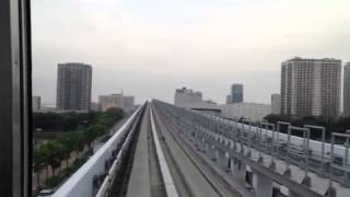 ゆりかもめ 新豊洲駅〜市場前駅〜有明テニスの森駅