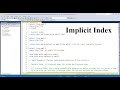 SQL For Data Science Class 13: Mastering INDEX Concept: IMPLICIT INDEX IN SQL