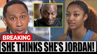 Stephen A Smith DESTROYS Angel Reese After Her Michael Jordan Comparison - She’s NO Caitlin Clark!