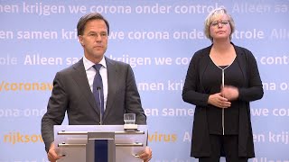 6 augustus 2020: integrale persconferentie van premier Rutte en minister de Jonge