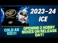 NEW RELEASE - Opening 2 hobby boxes of 2023-24 Upper Deck ICE Hockey - EXQUISITE ROOKIE PULL!!!