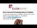 the secret of making money using clickbank and studads