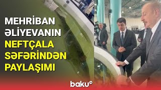 Mehriban Əliyeva Neftçala səfərindən paylaşım etdi - BAKU TV