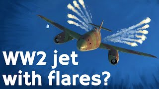 Countermeasure flares on WW2 jet?