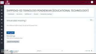 BigBlueButton setup via eLearning UTM