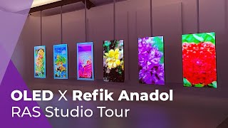 A Rare Visit to RAS in LA | OLED X Refik Anadol