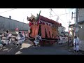 2019年　中津祇園　堀川町　朝車