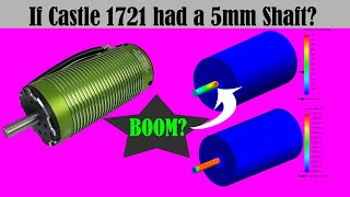 What Brushless Motor Shaft Size to Select? Engineering Stress Analysis of Castle 1721 with 5mm Shaft