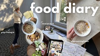 Food Diary Klausurenphase | realistisches What I eat in a week | Psychologie Studium 🧠☕️🥐