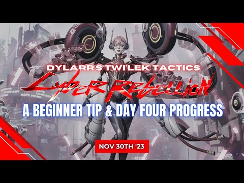 A Big Beginner TIP and Day Four Progress Cyber Rebellion