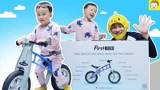 4살 민준이의 첫 유아자전거 페달없는 두발자전거 밸런스바이크를 소개합니다! Balance Bike for Kids | 안녕민준