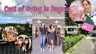 COST OF LIVING IN BAGUIO 💸🌲 (College Student Edition 🎒) | It’s Ally