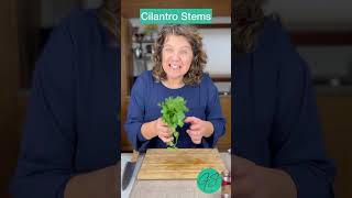 Use Cilantro Stems too! Reduce food waste and enjoy more flavour!