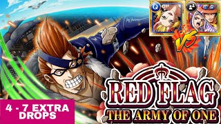 VS 9☆ X-DRAKE | RED FLAG THE ARMY OF ONE EVENT | 4 - 7 EXTRA DROPS [OPTC] 孤軍奮闘の赤旗 SWORD 攻略 [トレクル ]