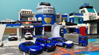 はたらくくるま ポリスパトカーが警察署でかくれんぼ♪ トミカ TOMICA