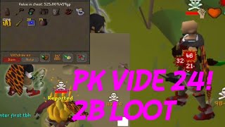 OSRS - HIGH RISK PK VIDEO 24! [2B LOOT]