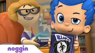 Visit the Library w/ Bubble Guppies! 📚 Preschool Reading \u0026 Borrowing Books | Noggin