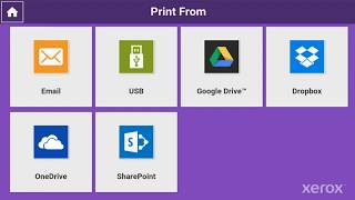 Xerox® Instant Print Kiosk Simple Print from Google Drive