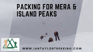 Packing for Mera and Island peaks