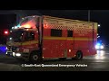 rare convoy qfrs 501t qs2 and qf4 responding 3rd alarm structure fire