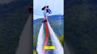 viral couple fly boarding 🥰🥰🥰❤️❤️ Romantic Fly Boarding #flyboarding #status #viral #trending #TaNi