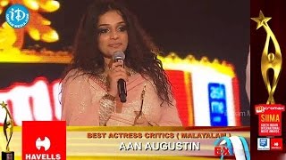 SIIMA 2014, Malayalam@Best Actress Critics AAN Augustin