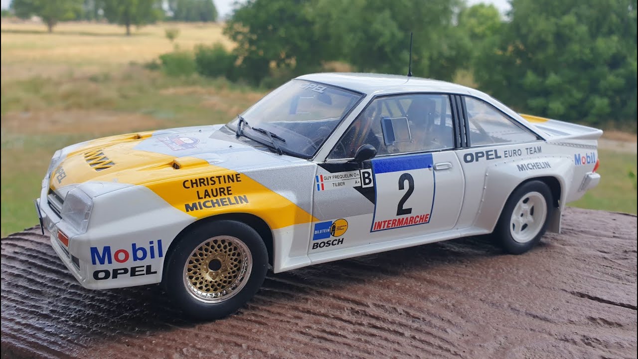 OPEL MANTA B 400 Gr.B Rallye Touraine 1985 #2 Frequelin Mobil 1 IXO ...