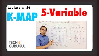 84. 5-Variable K-Map | Digital Electronics | Tech Gurukul By Dinesh Arya