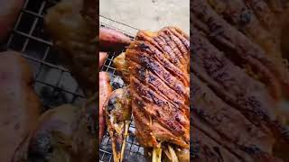 ទាអាំងអំបិលម្ទេស   #GrilledDuck #cooking #bestfood #ASMR #shorts