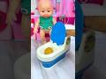 Satisfying with Unboxing & Review Funny Toilet and Baby Set Toys, ASMR Videos