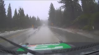 California's Sierra region faces treacherous road conditions