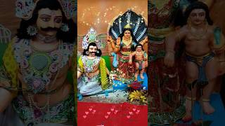 চাঁদ সওদাগর বা হাতে মা মনসার পায়ে পূজা দিচ্ছে #Joy maa manasha #maa  manasha devi #Shorts #Viral 🥳🚩