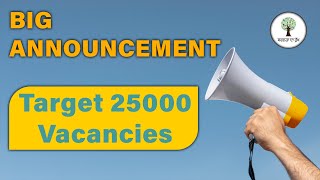 Big Announcement | Target 25000 Vacancies | ਸ਼ਹੀਦੀ ਦਿਵਸ | 23rd March 2022 |