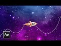 Create Custom Path Animation Along A Path | After Effects Tutorial