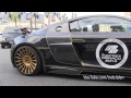 audi r8 pd gt850 prior design brutal sounds on the road