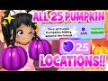 [Day 7] ALL 25 *PURPLE PUMPKIN* LOCATION!! in Adopt Me! (roblox) HALLOWEEN