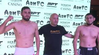 ArmFC-19:Weight-in Abubakar Agaev vs Artur Aghajanyan HD