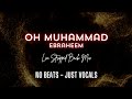 Oh Muhammad - Ebraheem (LIA Stripped-back mix) | Vocals only no beats