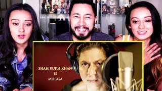 SHAH RUKH KHAN & ARYAN KHAN | The Lion King Hindi Trailer | Reaction!