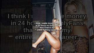 @paigevanzant - "I make more 💰💰💰 in 24h on OF, than in my entire fighting career" #mma #ufc