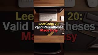 LeetCode 20: Valid Parentheses Made Easy - Python Tutorial #shorts #short