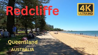 Redcliffe, Queensland including Suttons Beach, Sunday Markets and Bee Gees Way (4K)