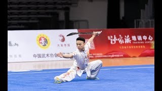 Men's Daoshu 男子刀术 第24名 广州体院 黄文熙 9.55分 2019年全国武术套路锦标赛(男子赛区) wushu kungfu